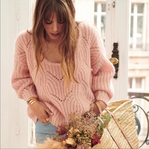 Sezane Simone Jumper Knot Sweater 